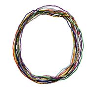 Catena da Vita Donna 10 Pezzi per Danza del Ventre | Perline Bead, Stile Chic ed Elegante, Accessorio Leggero, Indossabile su Vita e Collo