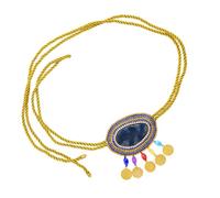 Catena da vita ispirata alla moda con dimensioni regolabili e strass per un look naturale in metallo accessorio per la vita