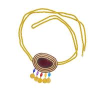 Catena da vita ispirata alla moda con dimensioni regolabili e strass per un look naturale in metallo accessorio per la vita