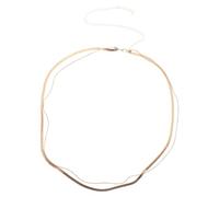 Catena da Vita Multilivello in Rame Oro per Abiti da Sposa | Gioiello Leggero dal Profilo Contornato, Stile Vintage, Accessorio Versatile per Donne e Vestiti