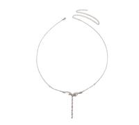 Catena decorativa per il corpo in rame con dettaglio di frangia mobile, leggera, perfetta corrispondenza per abiti, top e costumi da bagno, catena per il corpo resistente all'ossidazione per le donne