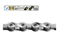 Catena della bicicletta KMC Z1 X9 Argento