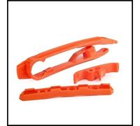 Catena della bicicletta, Polyurethane Chain Guard 3Pcs Long Lasting Wear Resistant Slider Compatible with Bike(For Orange)