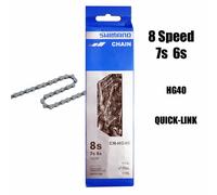 Catena shimano cn hg40 6 7 8v quicklink