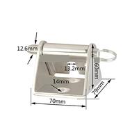 Catena Di Ancoraggio For Navi Cavo Multi-standard In Acciaio Inossidabile 316 Pezzi Di Ricambio Hardware For Barche Da Pesca For Yacht For Motoscafi For Navi,Resistente alla corrosione(70mm)