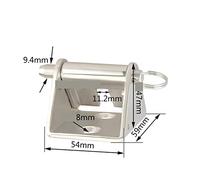Catena Di Ancoraggio For Navi Cavo Multi-standard In Acciaio Inossidabile 316 Pezzi Di Ricambio Hardware For Barche Da Pesca For Yacht For Motoscafi For Navi,Resistente alla corrosione(54mm)
