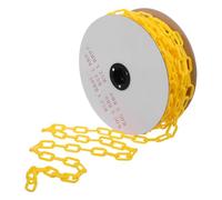 Catena di Barriera in Plastica Gialla per Aree di Accesso Vietato | Resistente AI Raggi UV e Intemperie, Installazione Semplice, per Spazi Esterni ed Eventi
