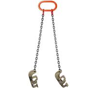 catena di carrelli elevatori, Imbracature resistenti del tamburo del carrello elevatore G80 del tamburo del sollevatore del tamburo del paranco a catena da 2200 libbre da 1 tonnellata doppia(C)