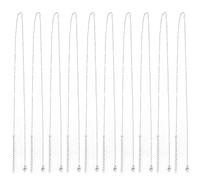 Catena di collana in acciaio inossidabile Catena scintillante di culo alla moda per uomini Donne Regali di decorazione Craft 10pcs