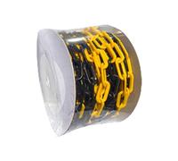 Catena di collegamento spessa dei sistemi a catena riflettente del grado 25M 6mm/8mm per area temporanea che blocca la barriera della fiera commerciale