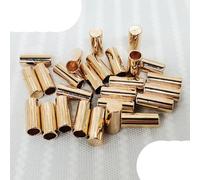 Catena di Corda di Cotone con Strass Denso Barra di Cristallo di Diamante Rotondo Bianco Denso Cucire su Decorazione Fai da Te Abbigliamento Scarpe Accessori per Fiocco Fatti a Mano-Testa d'Oro 7mm 5