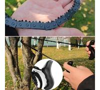 Catena di corda Saw Manuale Portable Steel Camping Saw per la caccia alla