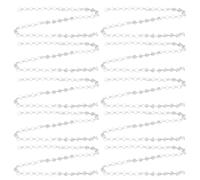 Catena di Cristalli Acrilici 10 Pezzi, 1 Metro per Barra, Trasparente - Decorazione per Matrimoni, Feste, Gioielli Fai - da - Te