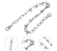 Catena di jeans punk Rivet pantaloni per la catena della catena della catena