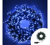 Catena luminosa Natale per interno esterno cavo verde luci da 300 led da 18 Mt [EEK: A+++]