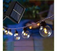 Catena di luci a Led 20 Lampadine per esterno da Giardino energia solare da 5.8M