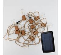 Catena Di Luci Solari Da Esterno E27 LED 2700K Juta IP44 5M Lunga