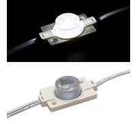 Catena di moduli LED Bianco Freddo 7000K 12V 1,5W 125mA IP65 1x LED per modulo 88,5x17,5mm