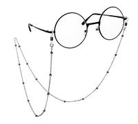 catena di occhiale per le donne e perle Lettura del sole supporto cinturino PC intorno al collo Gancio maschera