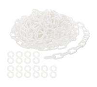 Catena di plastica 30 piedi per barriere di sicurezza bianche 6mm