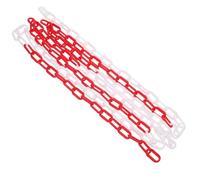 Catena di plastica for pali protezione da 300 cm, recinzione rossa e bianca, barriera sicurezza for il controllo della folla, parcheggio, attenzione, traffico versatile per Controllo della Folla