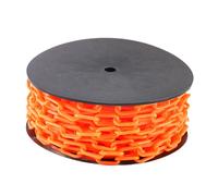 Catena di protezione con maglie in plastica per avviso di recinzione Orange