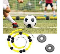 Catena di rimbalzo per allenamento calcistico, catena di rimbalzo per portieri Allenamento di reazione sensibile 2,6/4 m-102,36/157,48 pollici Deflettore a linea singola con 2 sacchi d'acqua Extended