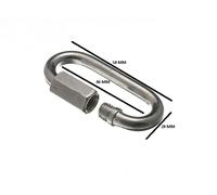 Catena Di Riparazione Quick Link Shackle 6Mm 1/4 Bzp Zp Confezione Da 12