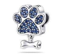 Catena di sicurezza con ciondolo a forma di sole e luna, in argento Sterling 925, compatibile con braccialetti Pandora Moments, 4mm Hole, Metallo Argento sterling, Nessuna pietra preziosa