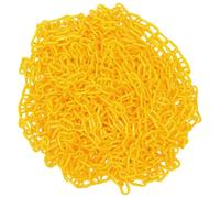 Catena di Sicurezza da 20 Metri in Plastica Gialla per Eventi | Leggera, Resistente al Vento, Alta Visibilità, Portatile, per Ingressi e Cantieri, Plastica