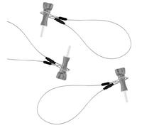 Catena di Sicurezza in Acciaio Inox da 76 cm Compatible con GoPro Hero/DJI Osmo Action - Totalmente regolabile per soddisfare i tuoi bisogni - 3 Catene in Acciaio Inox da 76cm