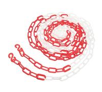 Catena di sicurezza in plastica, barriera stradale, catena, controllo della folla, rossa e bianca for il sito Per Parcheggio Costruzione