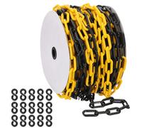 Catena di Sicurezza in Plastica Gialla/Nera, 115 ft 8mm per Barriera