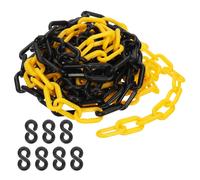 Catena di Sicurezza in Plastica Gialla/Nera, 16 ft 6mm per Barriera