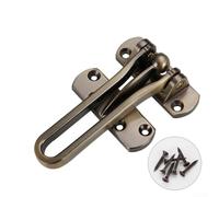 Catena di sicurezza per porta, resistente, con fermo limitatore per una sicurezza affidabile e prevenzione dei furti, adatta per uso domestico e ufficio (bronzo ciano)