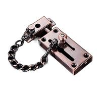 Catena di sicurezza per porte interne, Lucchetto a catena for porta di sicurezza in acciaio inossidabile con ventilazione da 2 pollici