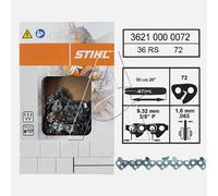 Catena di taglio Stihl Rapid Super - 3/8" - 1,6 mm - 72 Maglie - Spranga 50 cm -