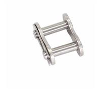 Catena Di Trasmissione A Rulli A Passo Corto In Acciaio Inossidabile 304 Da 1,5 M Con Fibbia Di Giunzione, 04C 05B 06B 08B 10B 12B 16B, Catena Di Trasmissione Industriale(Full Buckle,12B-1)