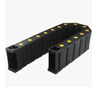 Catena di trasmissione CNC da 1000 mm 30x38 mm 30x50 mm 30x57/77/103 mm Catena portacavi in nylon con connettore terminale(55mm,30X38MM_BRIDGE)