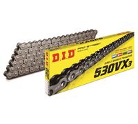 Catena di trasmissione DID 50(530)VX3-100 X-Ring (100 maglie, aperta + rivetto)