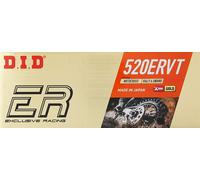Catena di trasmissione DID 520ERVT-110 X-Ring - oro (110 maglie, aperto + luc...