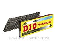 D.I.D Racing Chain – Catena di trasmissione 420D – 90 maglie, giunto a clip (RJ) – Nero