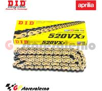 CATENA DID 520 VX3 G&B APRILIA 125 AF1 EUROPA 1990