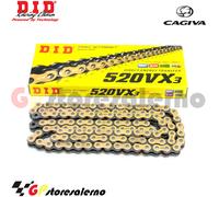 CATENA DID 520 VX3 G&B CAGIVA 125 ALETTA ORO S2 1987