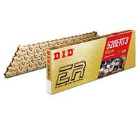 CATENA DID 520ERT3 GOLD & GOLD - LUNGHEZZA: 130 MAGLIE CON GIUNTO A CLIP RJ