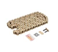 Catena Trasmissione DID 520ZVMX/98 Oro-Oro X-Ring Aperta Con Chiusura A Rivetto