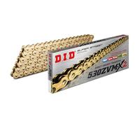CATENA DID 530ZVM-X2 (Gold & Gold) - Lunghezza: 126 maglie con giunto a rivet...