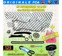Catena distribuzione Originale 1.3 multijet + pompa e cinghia servizi +Antigelo