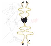 Catena d'oro dell'amore con fermagli regolabili Npplé Accessori per il corpo alla moda per le donne