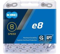 Catena E8 EPT 6/7/8 velocità, 122 maglie, E-25 KMC, collegamento mancante,...